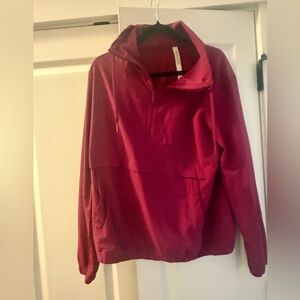 Magenta Quarter-Zip Pullover